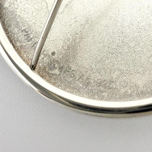 HERMES Vintage Silver Brooch - Picture 10 of 10